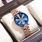 Niche Diamond Solid Steel Belt Women's Waterproof Watch