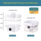 Multi-layer Dish Cover Heat Preservation Kitchen Cover Dining Table Leftover Storage Box Transparent Stack Cooking Hood Steamer