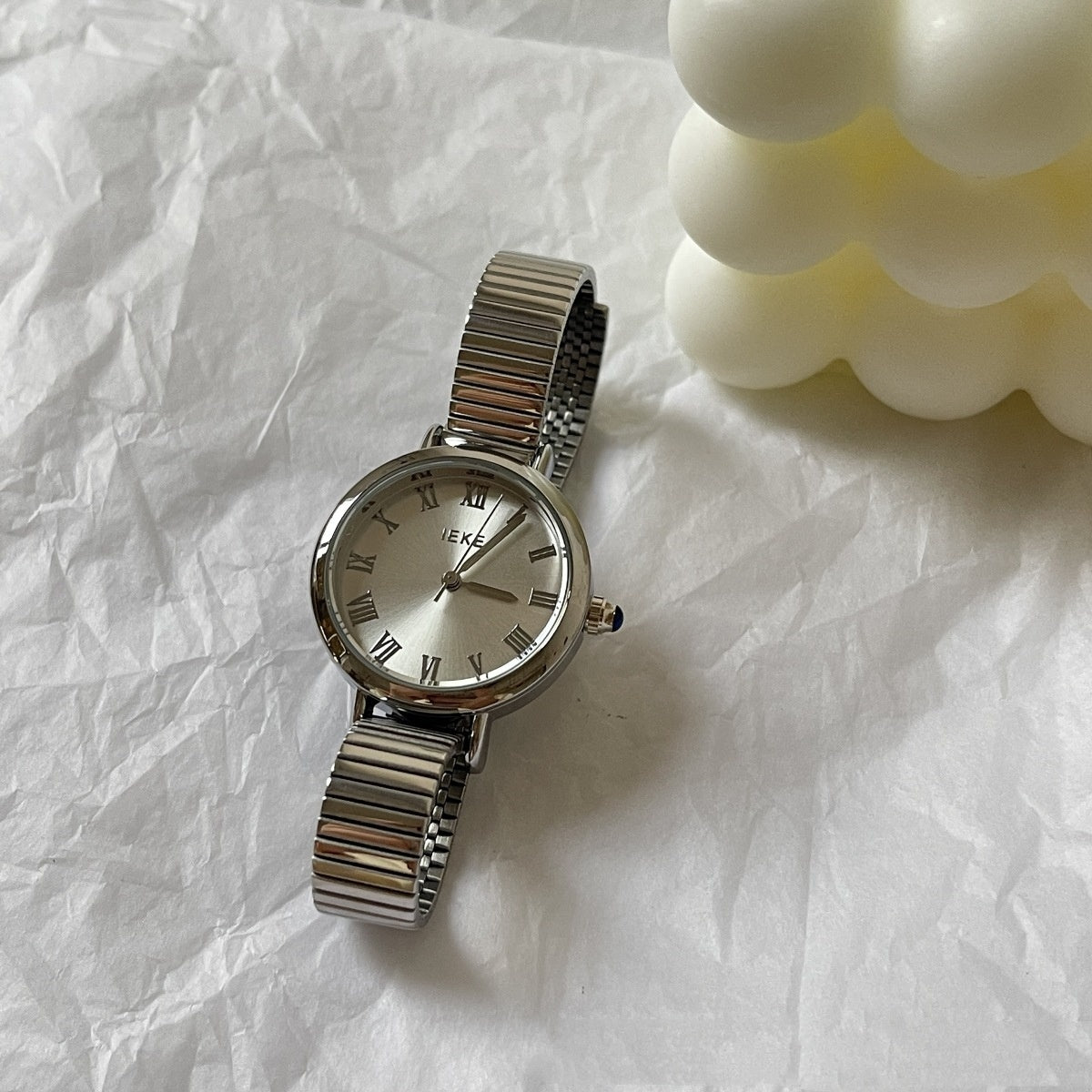 Elegant Steel Watch Women's Light Luxury High-end Sense