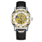Steel Strip Hollow Gold Manual Mechanical Watch