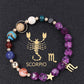 Natural Stone Hemp Stone Cut Surface Eight Planets Personalized Fashionable All-match