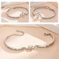 Sisters Friendship Theme Silver Bracelet