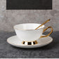 Bone China -paiGoldnted Coffee Cup And Saucer Afternoon Tea Tea Set