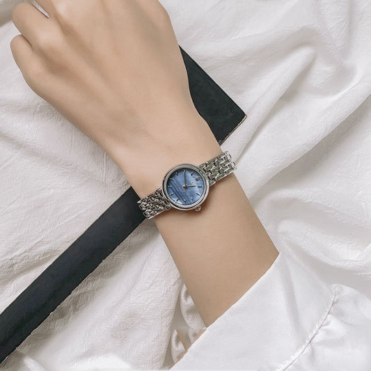 Ins Style Student Small Dial Thin Strap Small Casual All-match Steel Strap Quartz Watch