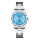 Quartz Calendar Waterproof Steel Strap Women's Watch