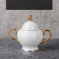 Bone China -paiGoldnted Coffee Cup And Saucer Afternoon Tea Tea Set