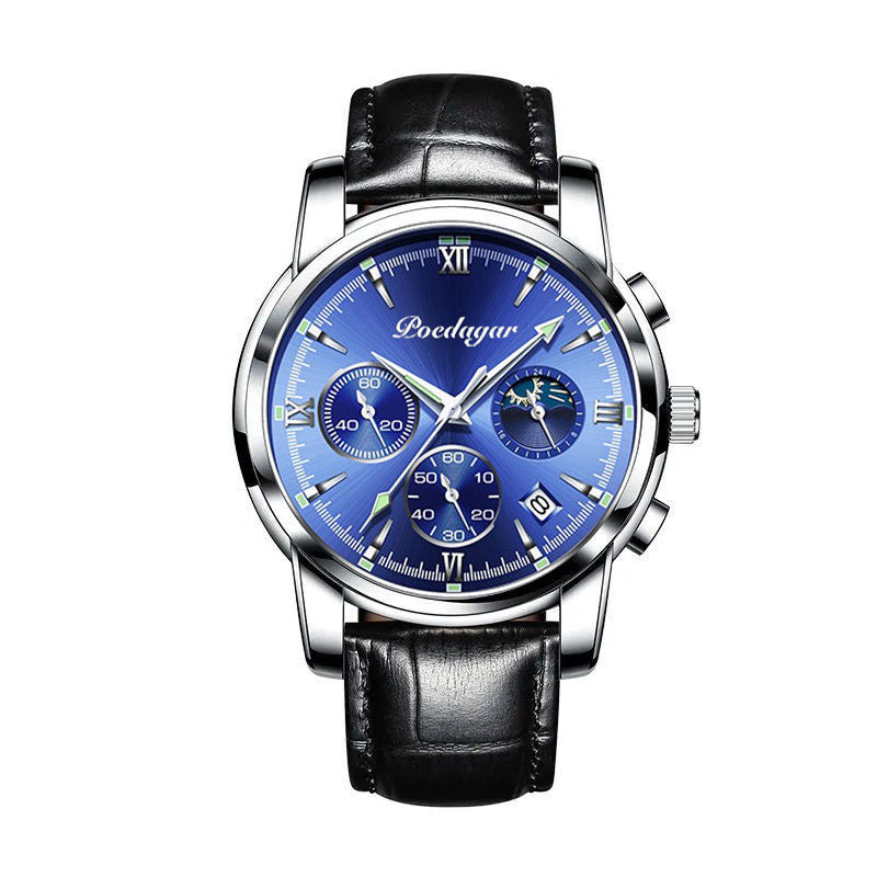 Quartz Ultrathin And Simple Belt Men's Watch